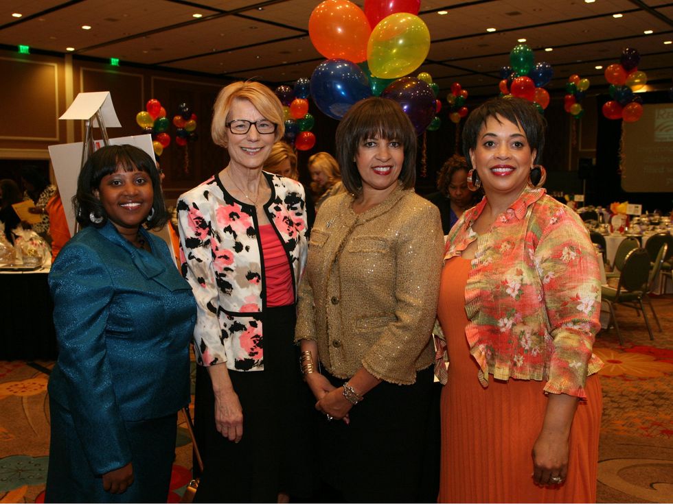 Carriea Flowers, Cathey Brown, Sheryl Adkins-Green, Michele Williams, Pot of Gold Luncheon