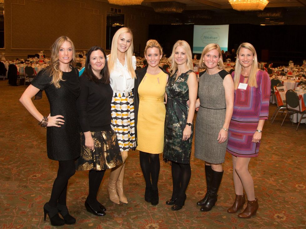 Cary Deuber, Amanda Shufeldt, Kameron Westcott, Tierney Kaufman, Emily Eisenhauer, Jane Butler and Neely Thrash, JLD Milestones luncheon