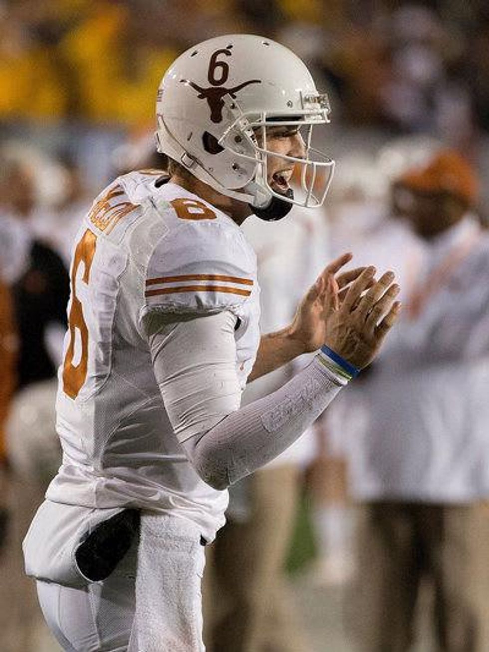 Case McCoy Texas West Virginia game