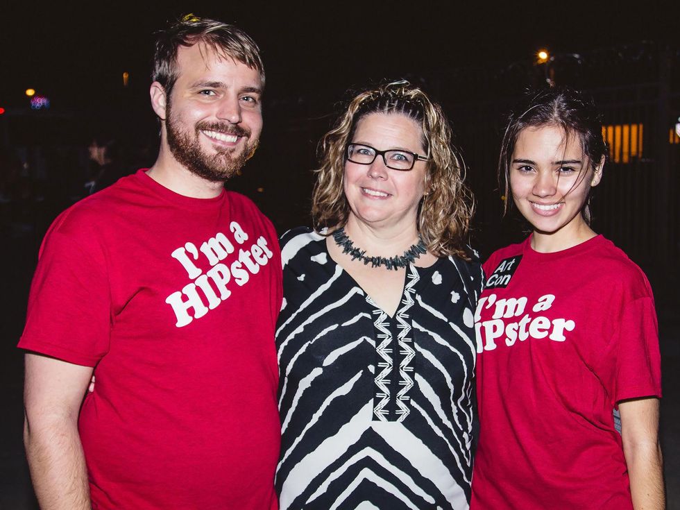 Casey Parrot, Dana Jeffrees, Daniela Bulla at Art Con 9