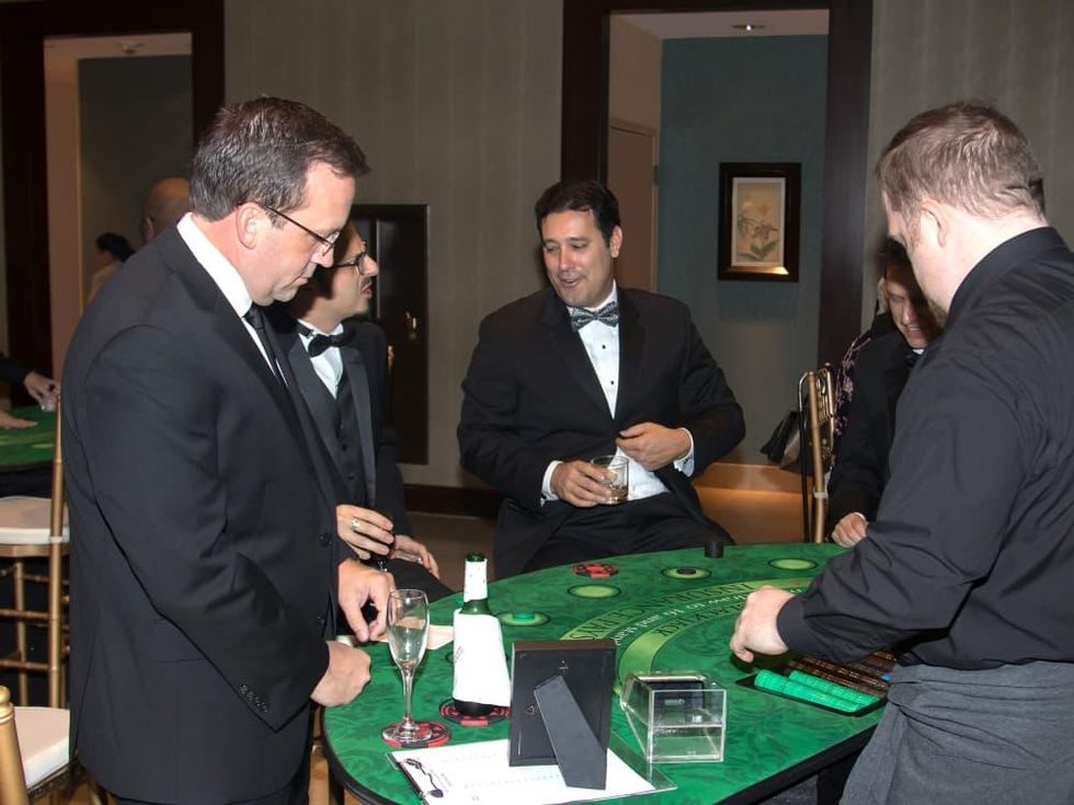 Casino games at Crystal Charity Ball 2016