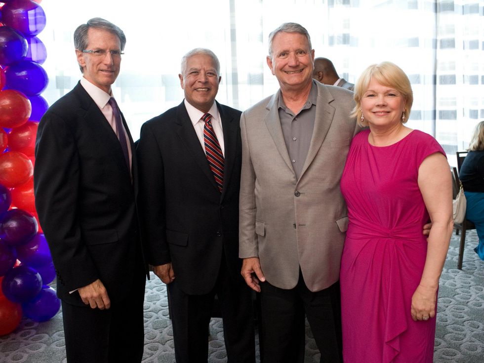 Cass Robinson, Jesse Villarreal, Ben Woodward, Denise Woodward, Partners Card Kickoff