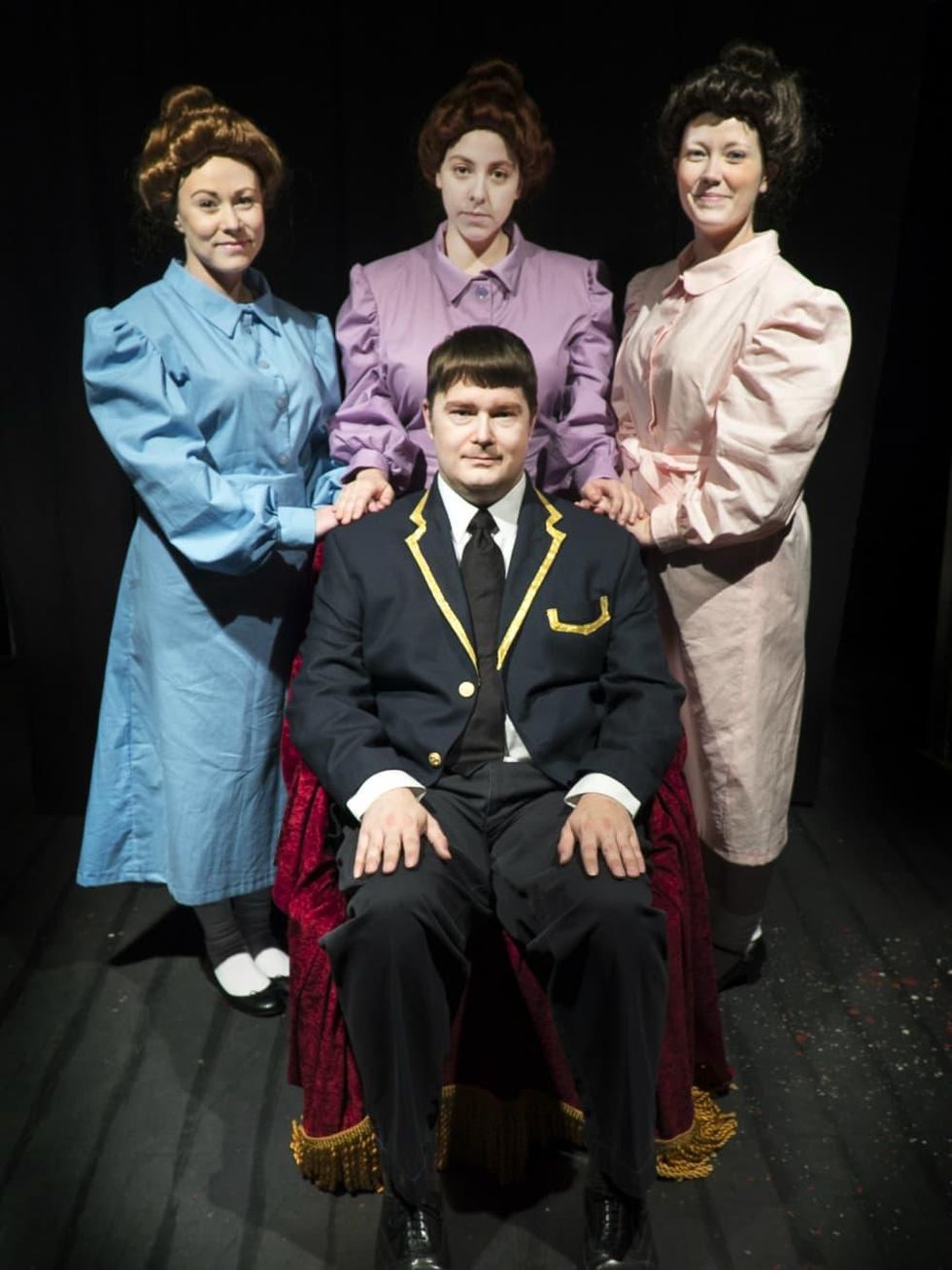 Cassie Bann, Marti Etheridge, Korey Parker, Ben Bryant in Kaptain Kockadoo