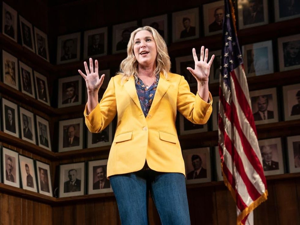 Cassie Beck in the national tour of What the Constitution Means to Me