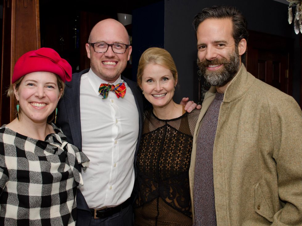 Cassie MacGregor, Rob Shearer, Ashley Bull, Matt Bull , DCAC Holiday Party