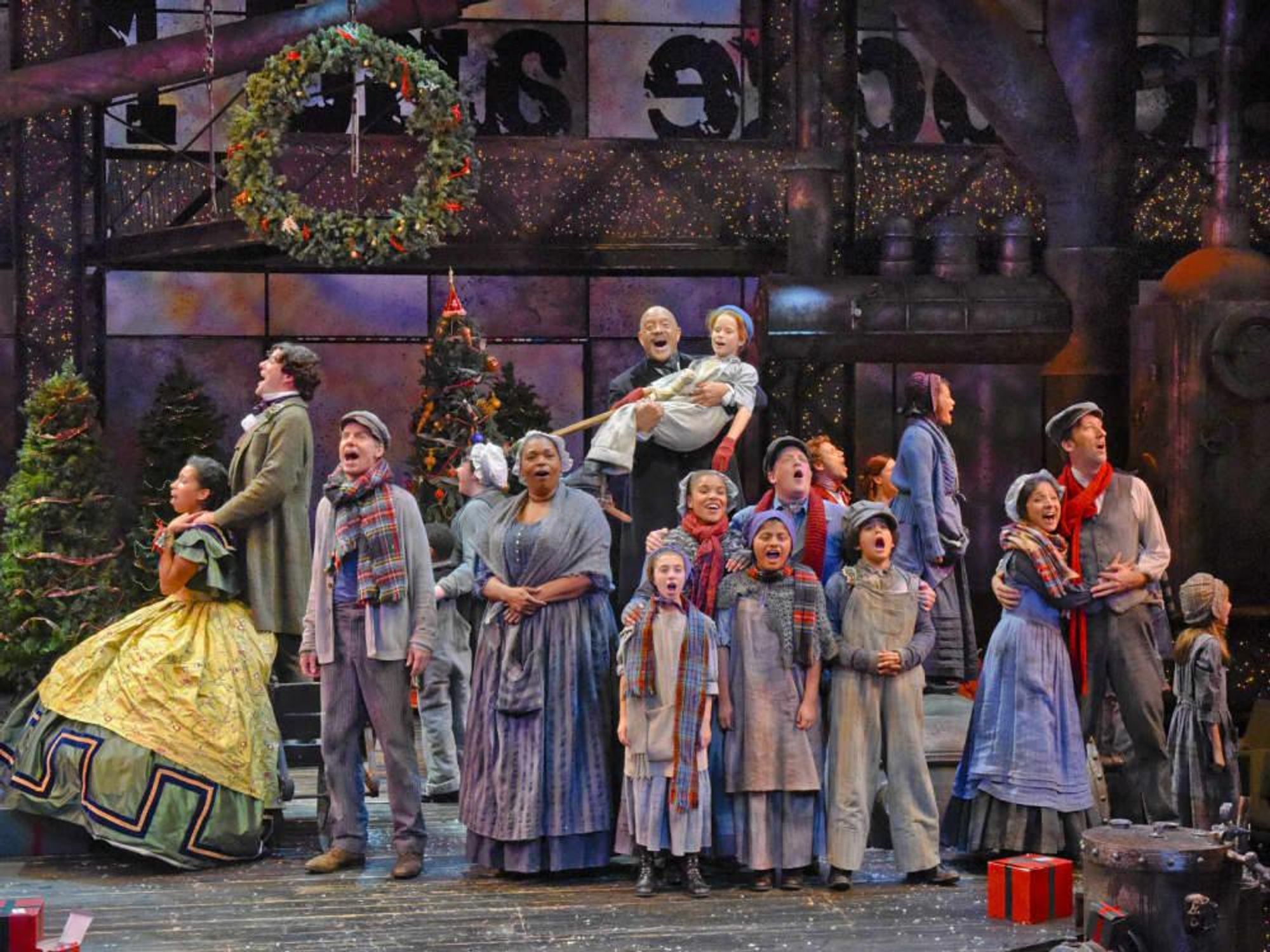 Cast of Dallas Theater Center's A Christmas Carol