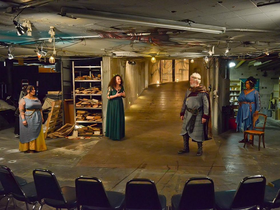 Cast of Dallas Theater Center's Medea