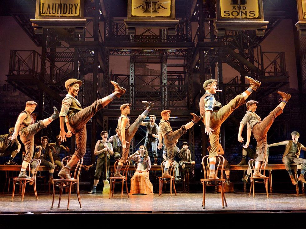 Cast of national tour of Newsies