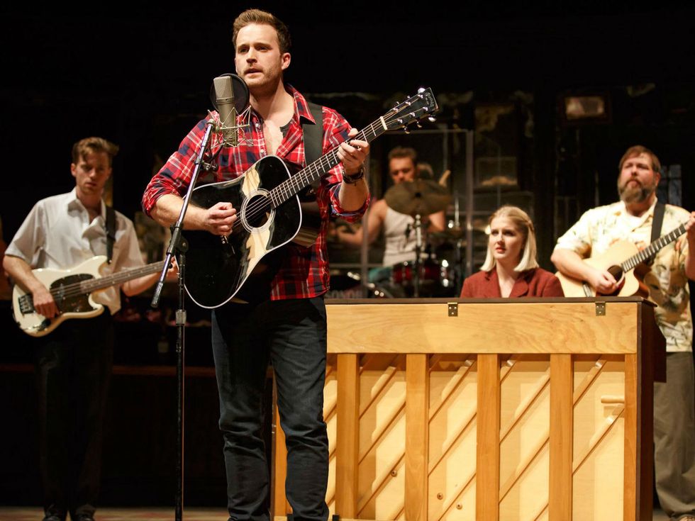 Cast of national tour of Once the Musical
