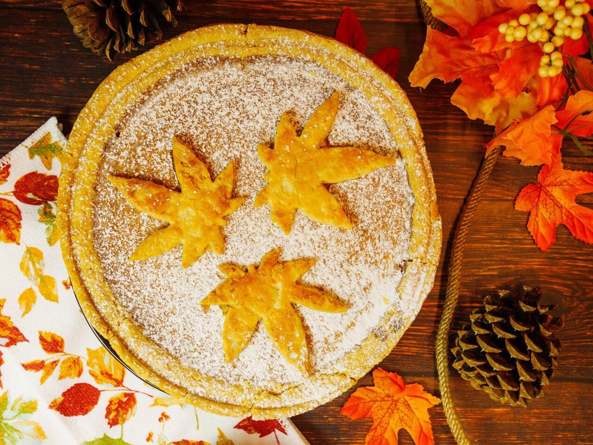CBD infused pumpkin pie