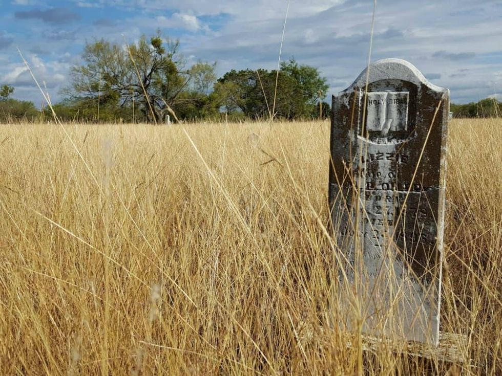 Cemetery in Thurber, Texas