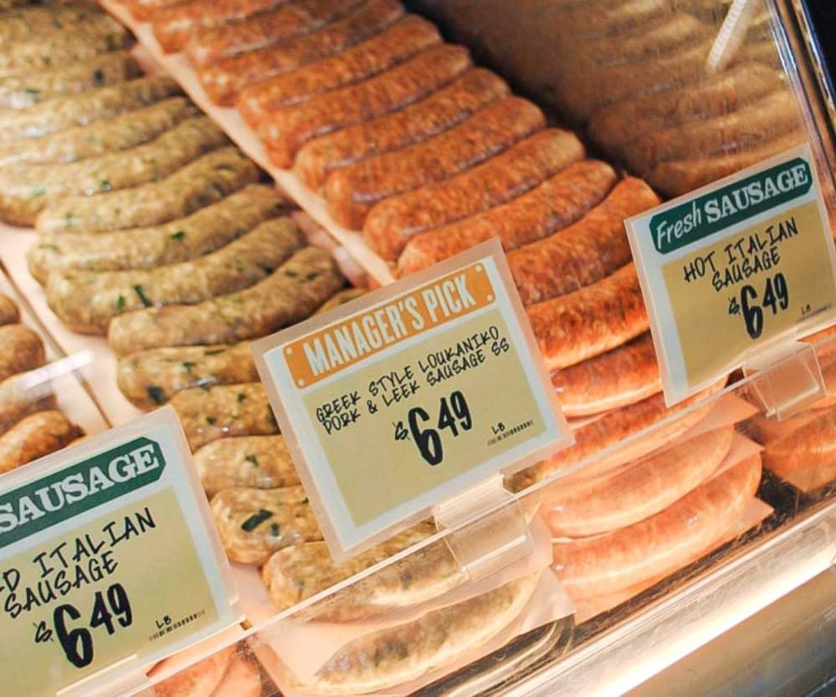 Check out the rotating flavors of the madeinhouse sausages