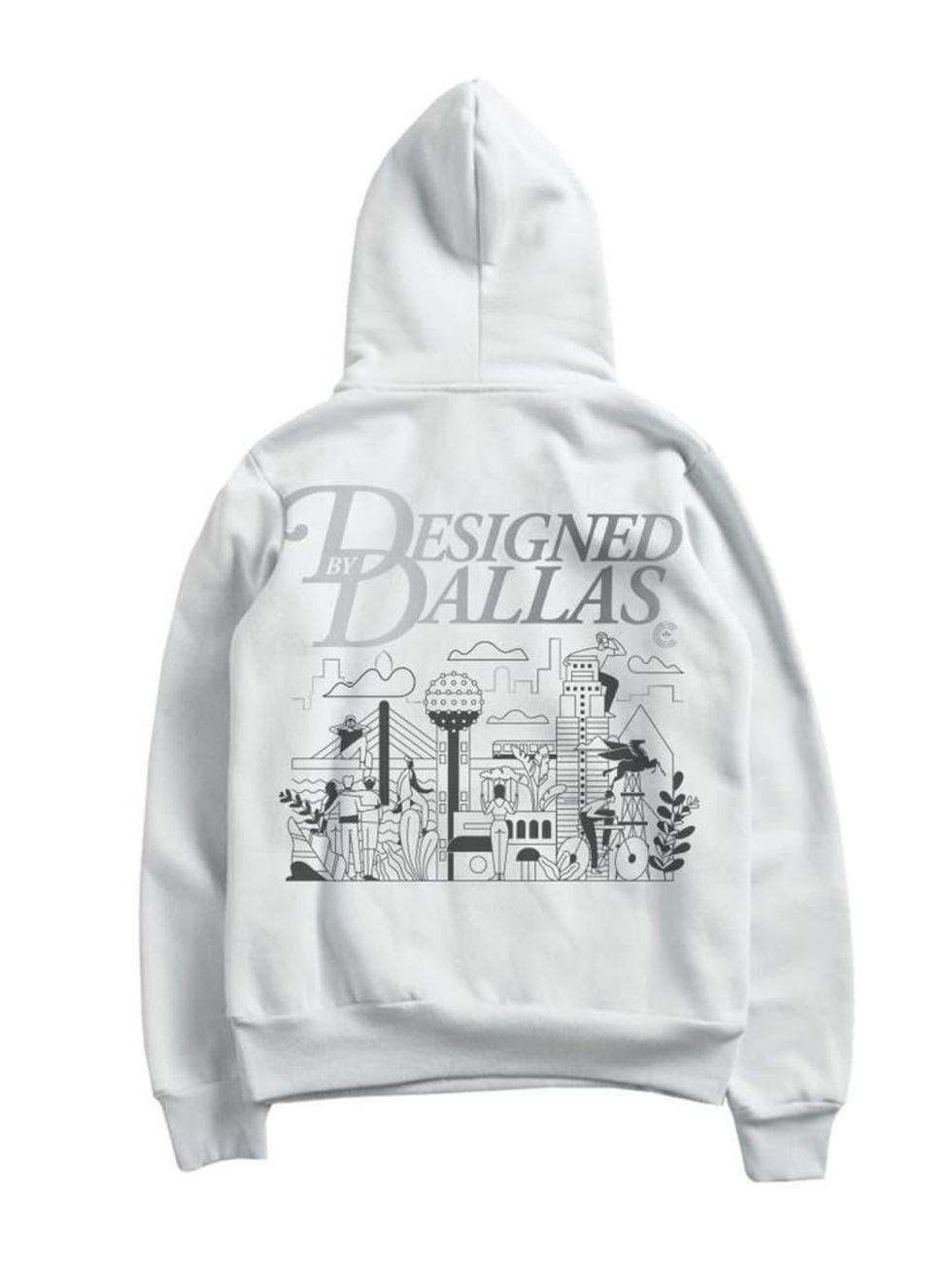 Centre Designed by Dallas hoodie