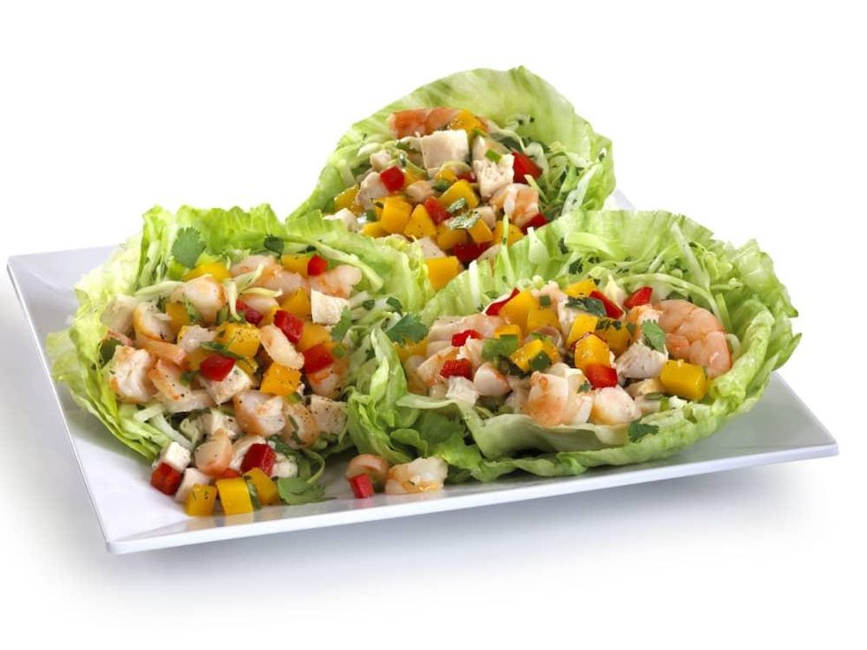 Ceviche lettuce wraps at Studio Movie Grill