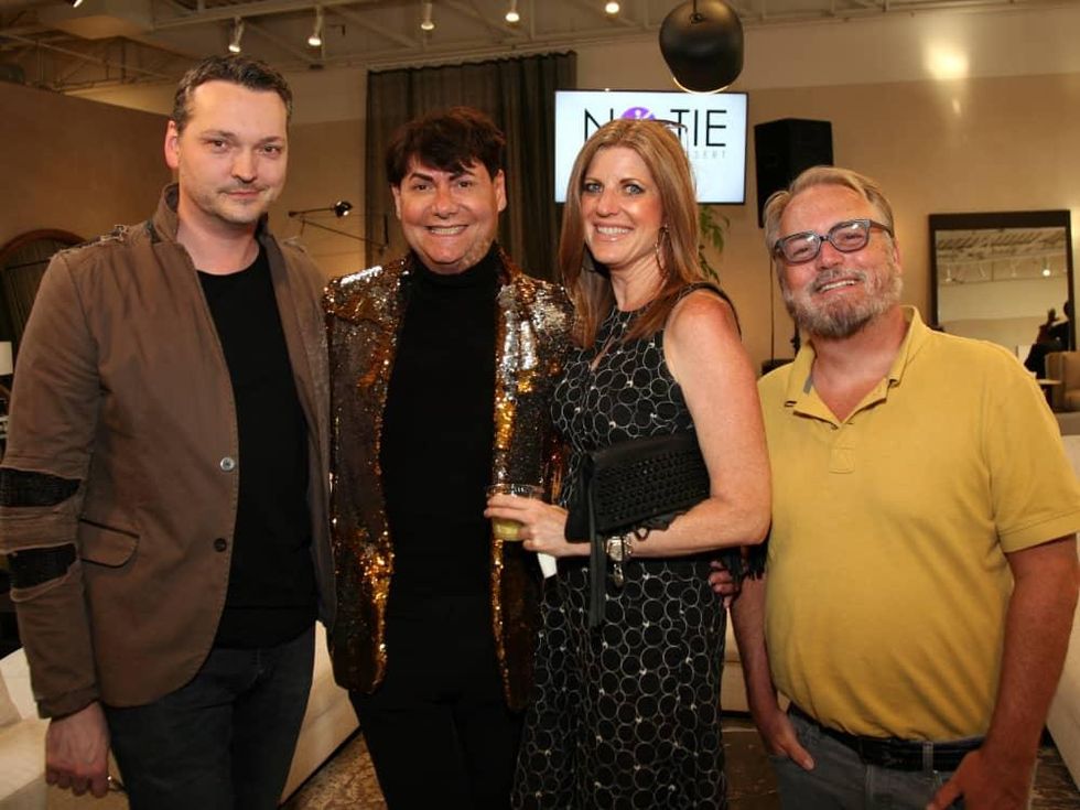 Chad Collom, Steve Kemble, Patricia McCune, Arnold Jones, No Tie kickoff