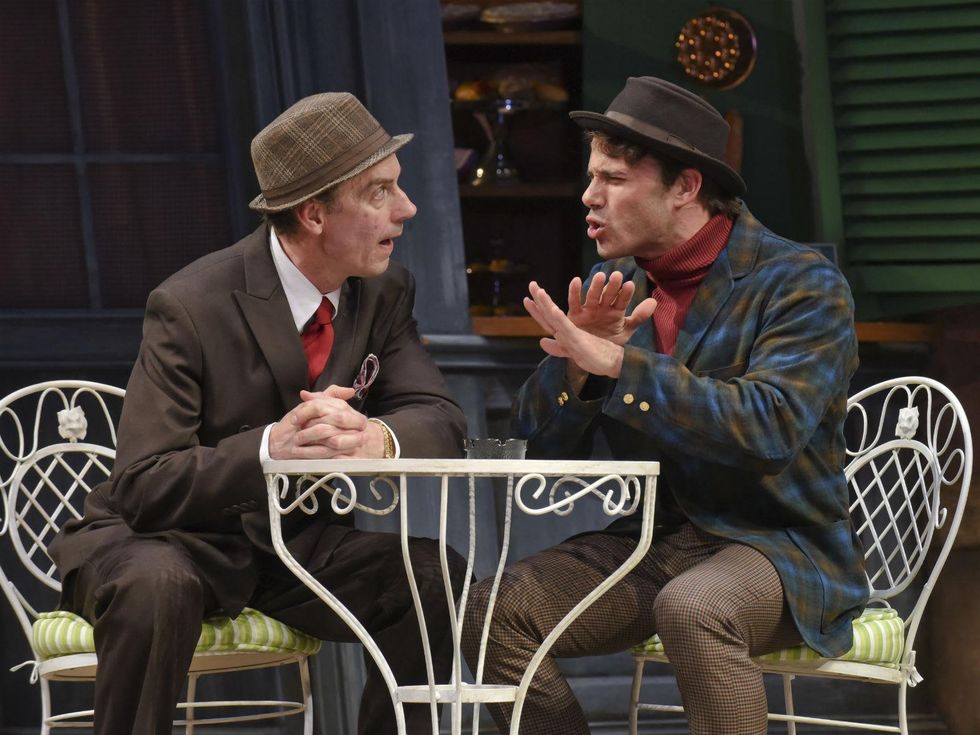 Chamblee Ferguson and Daniel Duque-Estrada in Dallas Theater Center's The School for Wives