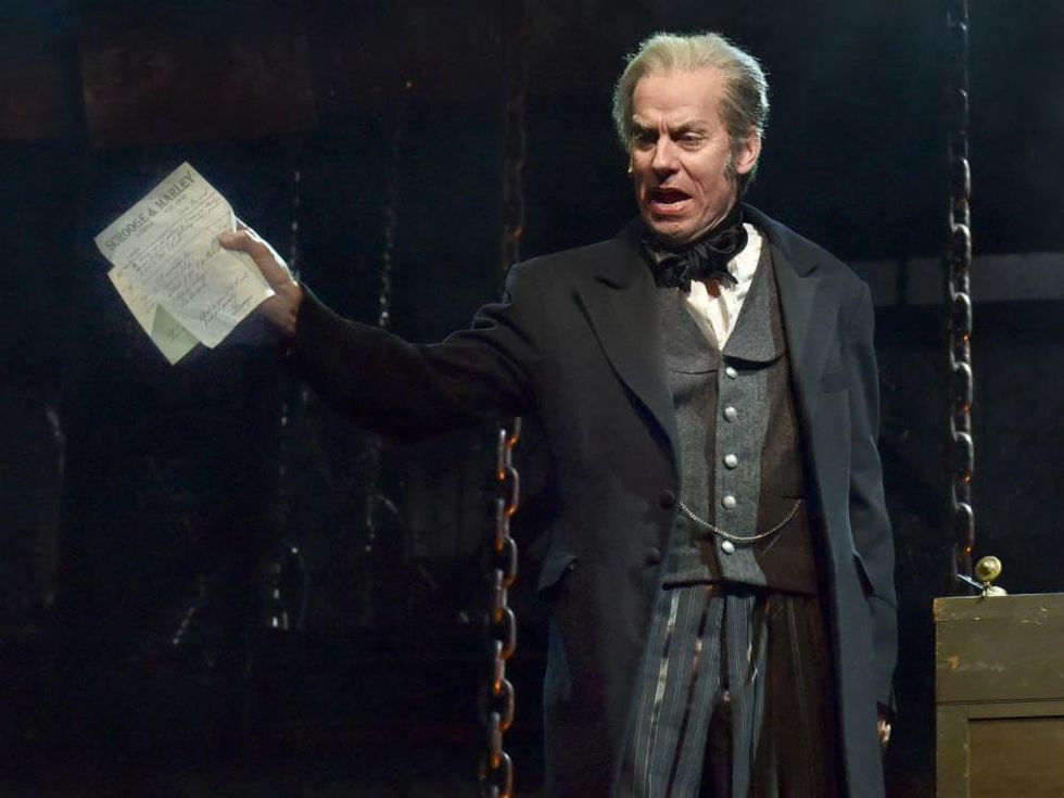 Chamblee Ferguson in Dallas Theater Center's A Christmas Carol