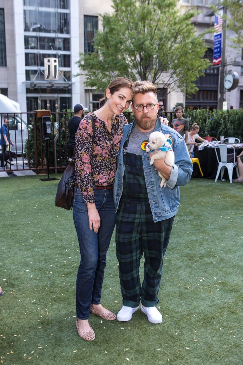 Chandra North Blaylock, Andrew Bayer, Puppies in the Park 2017