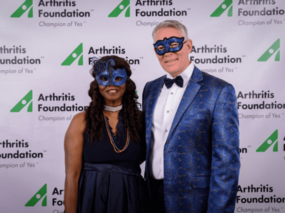 Char Maffia, Al James, Arthritis Foundation Mardi Gras Ball