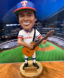 Ivan Pudge Rodriguez 50th Anniversary Texas Rangers Baseball Bobble &  Ticket