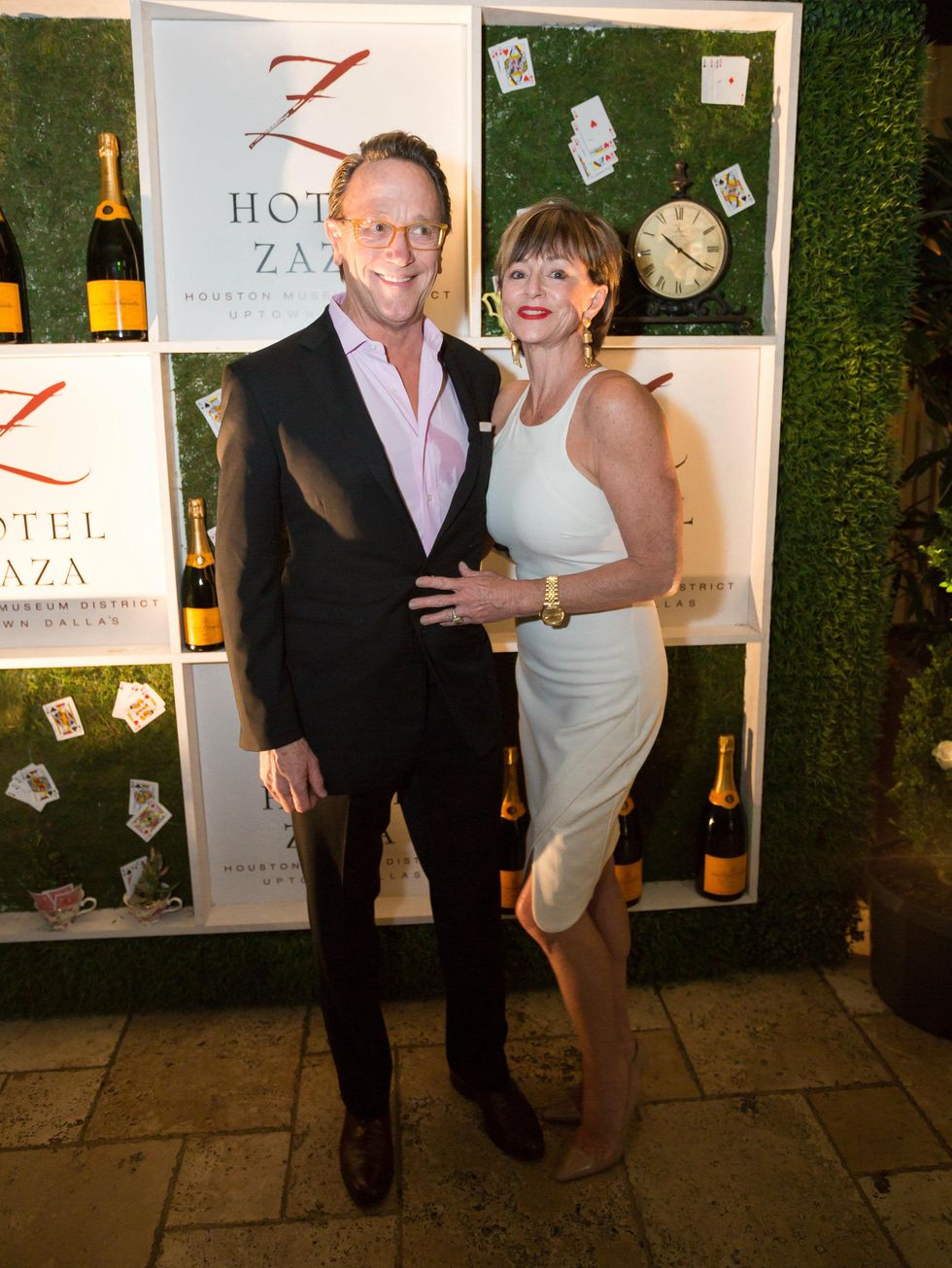Charlie and Laurie Givens, Hotel ZaZa spring party