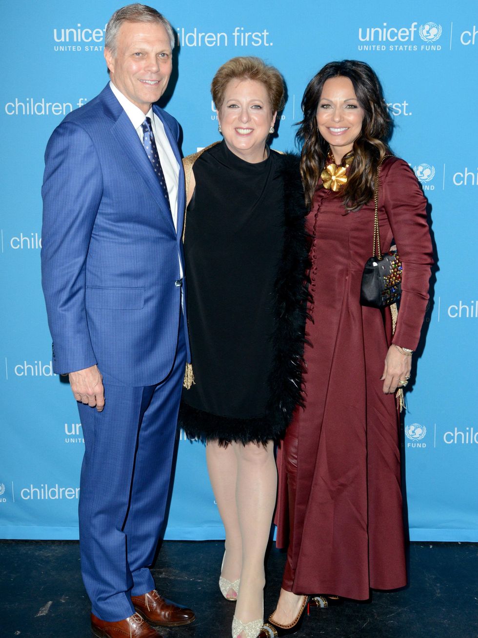 Charlie Anderson, President CEO of U.S. Fund for UNICEF Caryl Stern, and Moll Anderson, UNICEF Children First