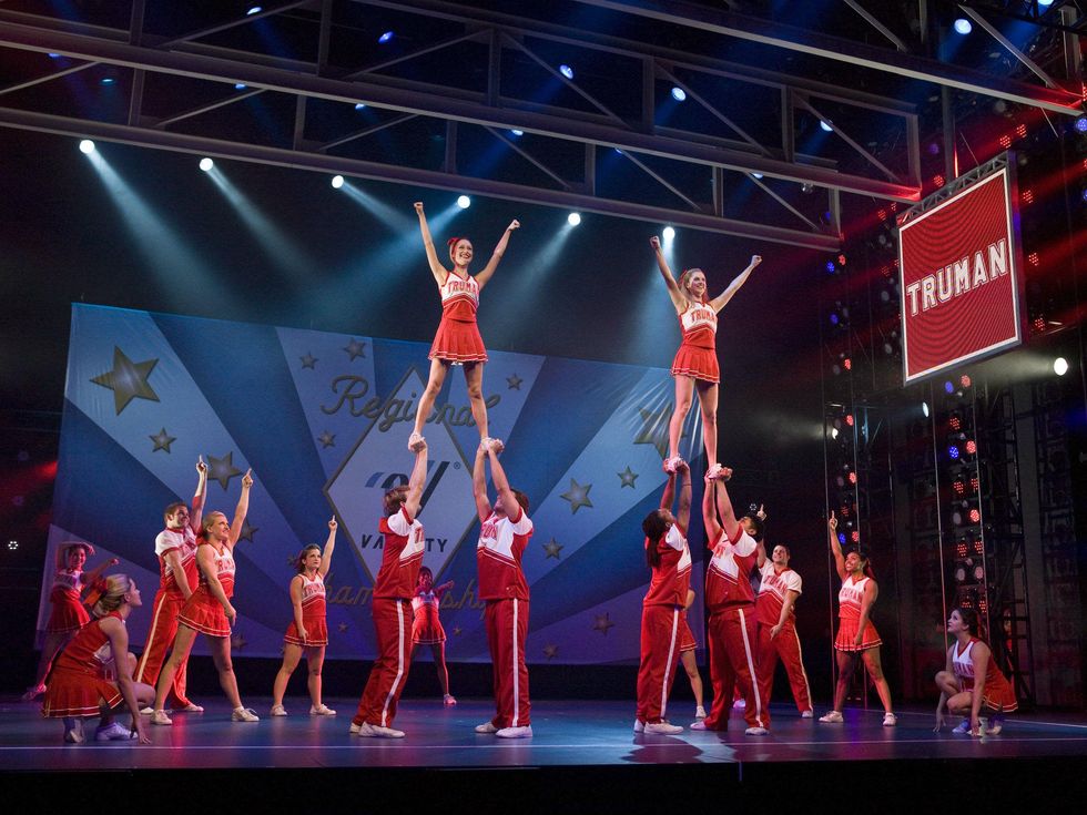 Cheerleaders in Bring It On: The Musical