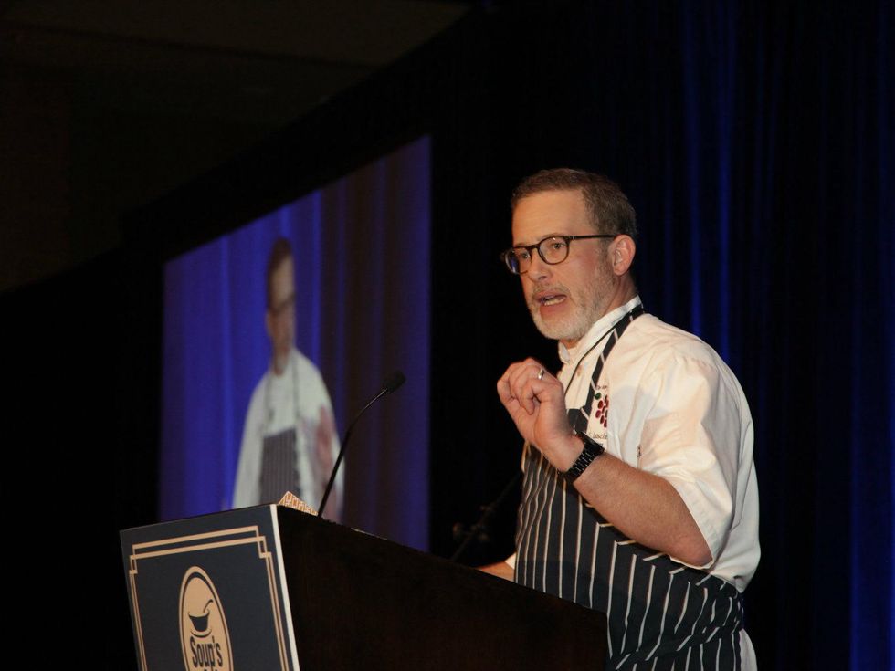 Chef Brian Luscher, Stewpot Alliance Luncheon