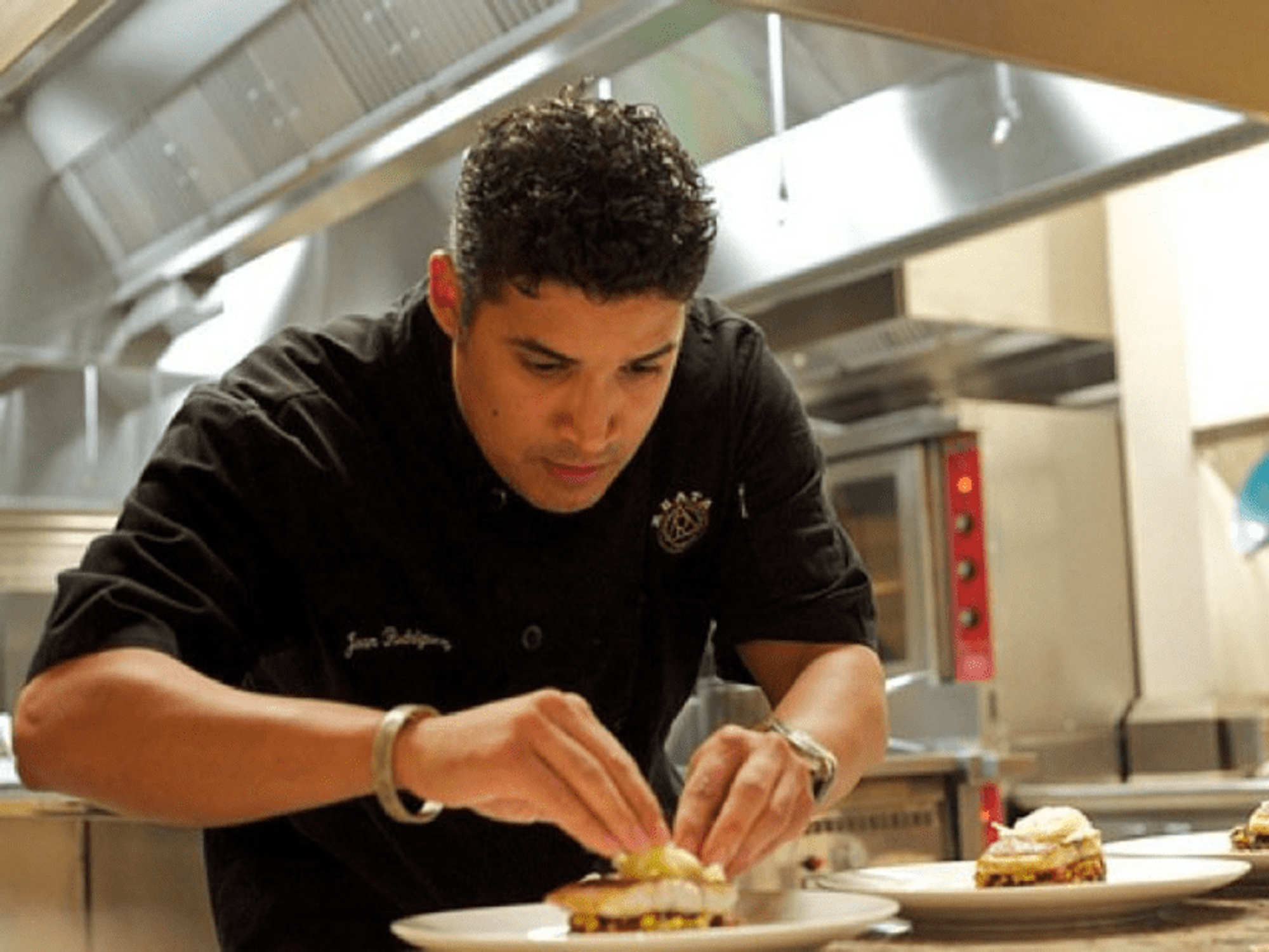 Chef Juan Rodriguez at work