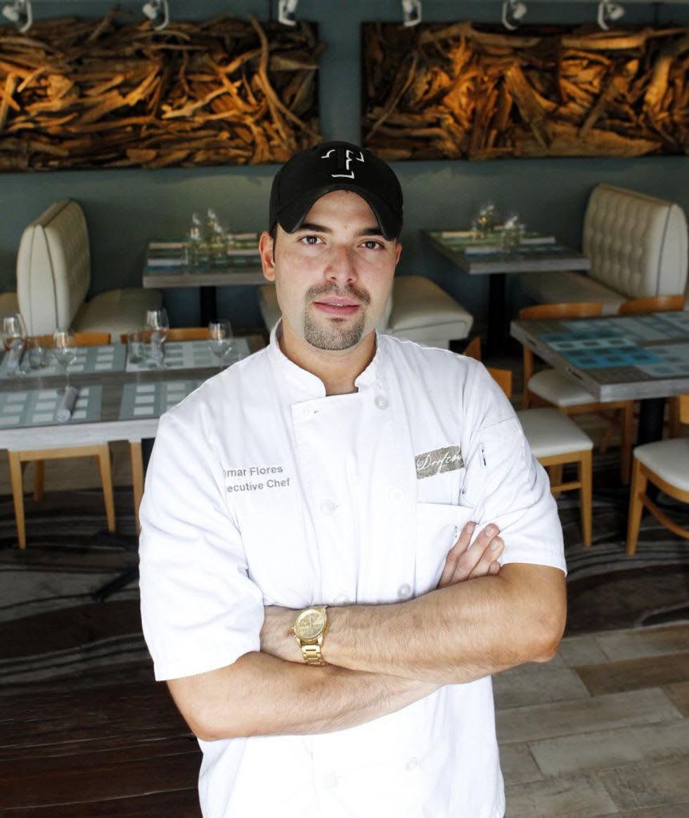 Chef Omar Flores of Driftwood restaurant in Dallas