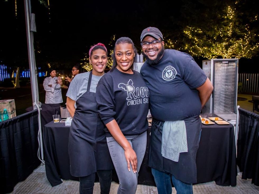 Chef Tiffany Derry of Roots Chicken Shak and staff, Park & Palate