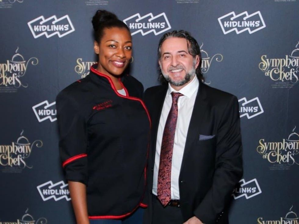 Chef Tiffany Derry, Salvatore Gisellu, Symphony of Chefs 2018