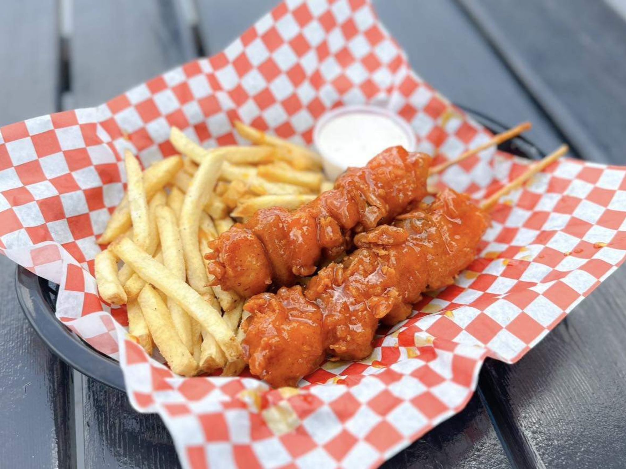 Chicken pickle stick Mary Sue's