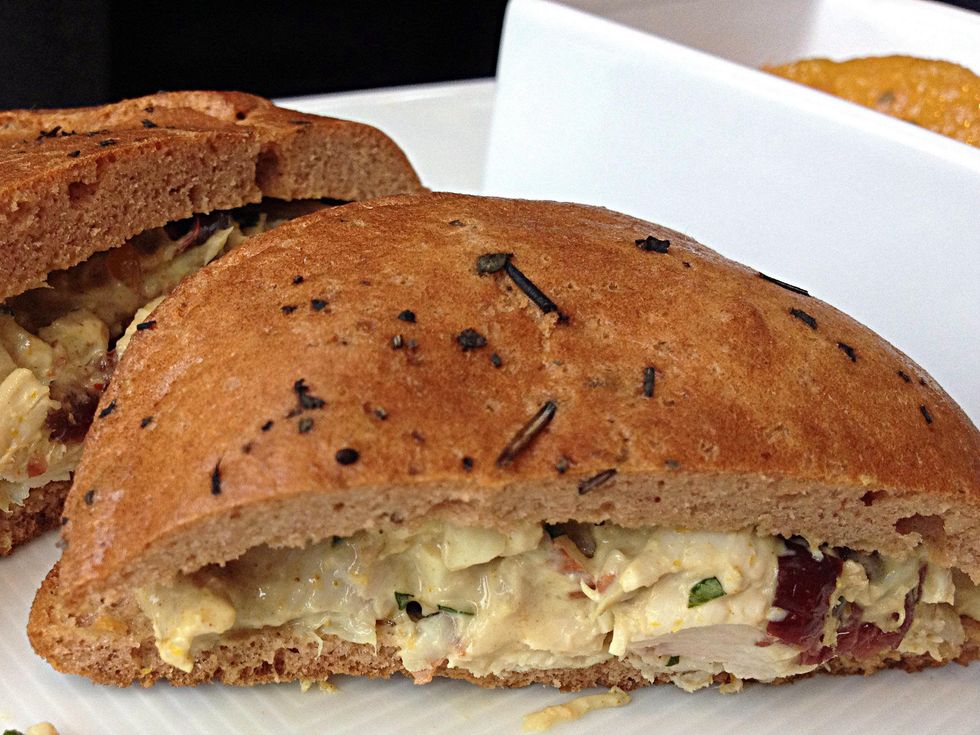 Chicken salad sandwich at No. 1 in Highland Park Village