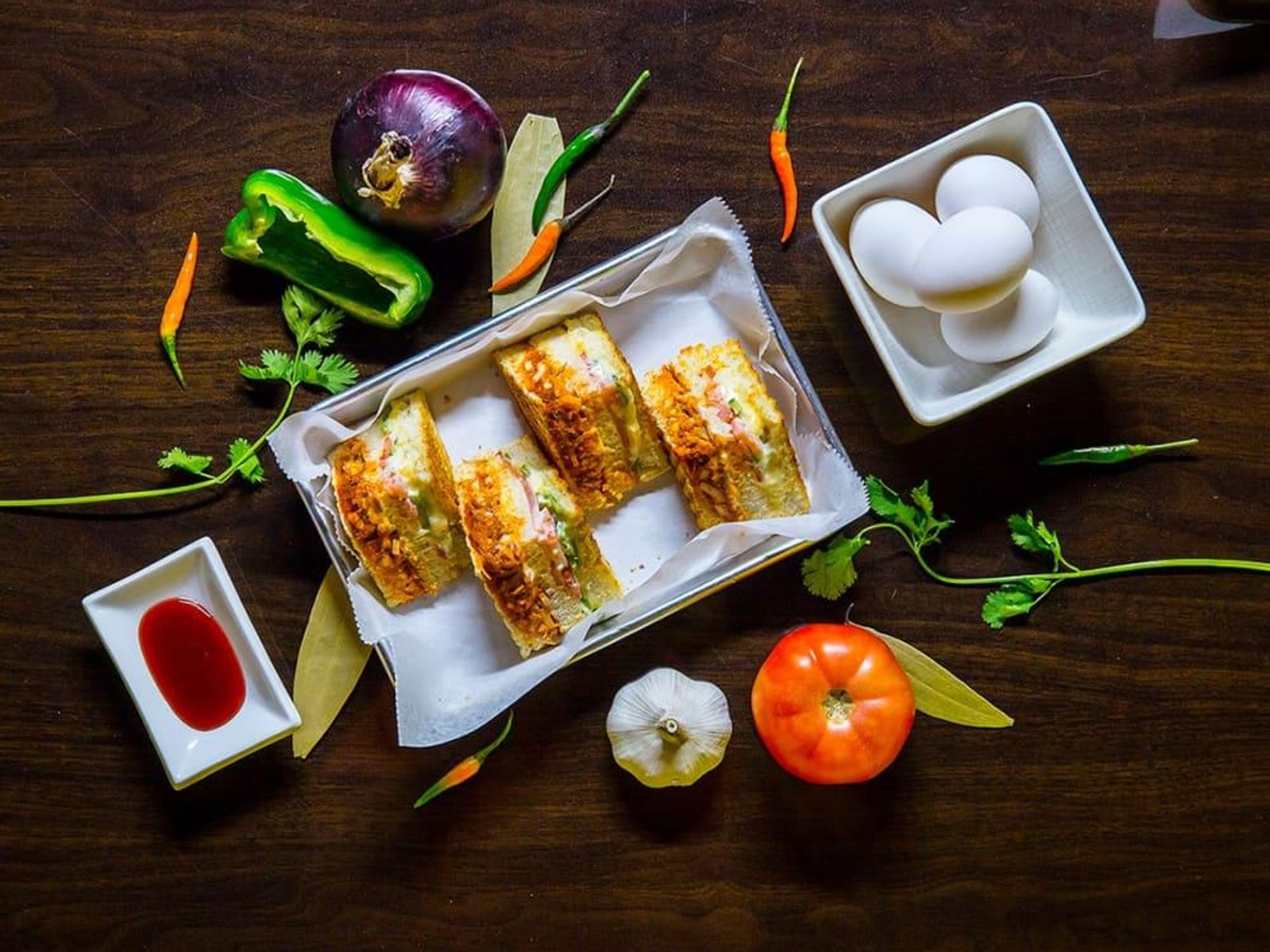 chicken sando sandwich