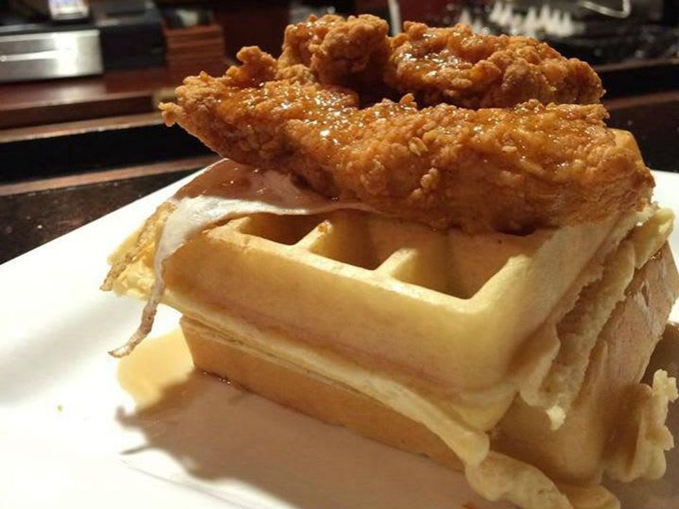 Chicken & waffles, Jerrett Joslin