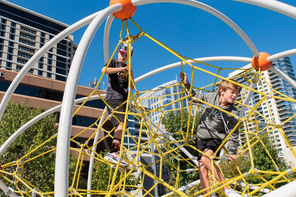 Children's play area Klyde Warren Park