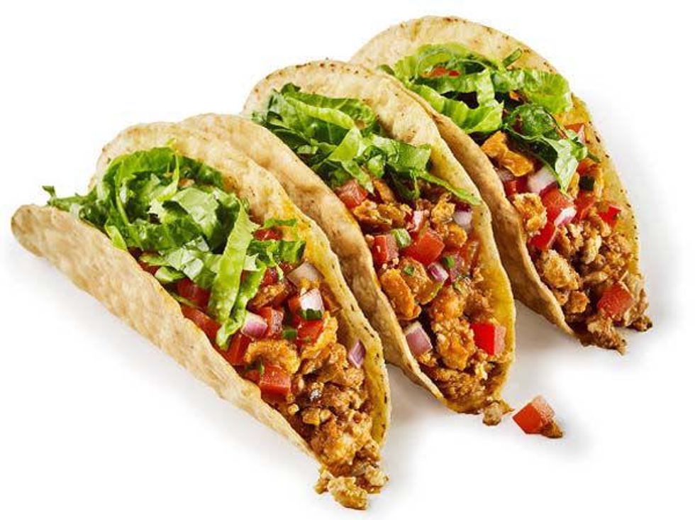 Chipotle sofritas tofu tacos