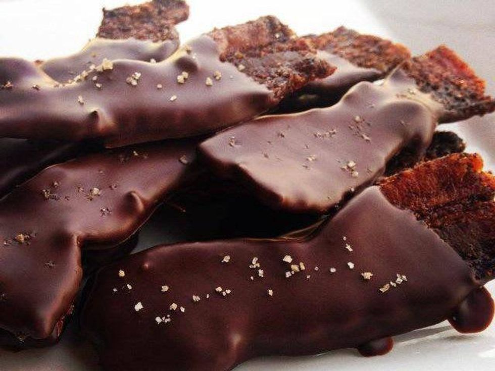 Chocolate-dipped bacon from Bark