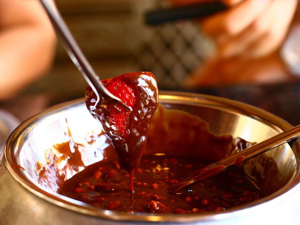 Chocolate fondue