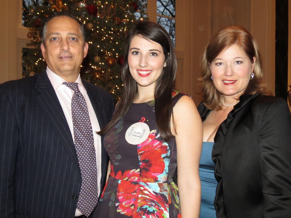 Chris, Caroline and Tracey Frattaroli, DSOL debs holiday party