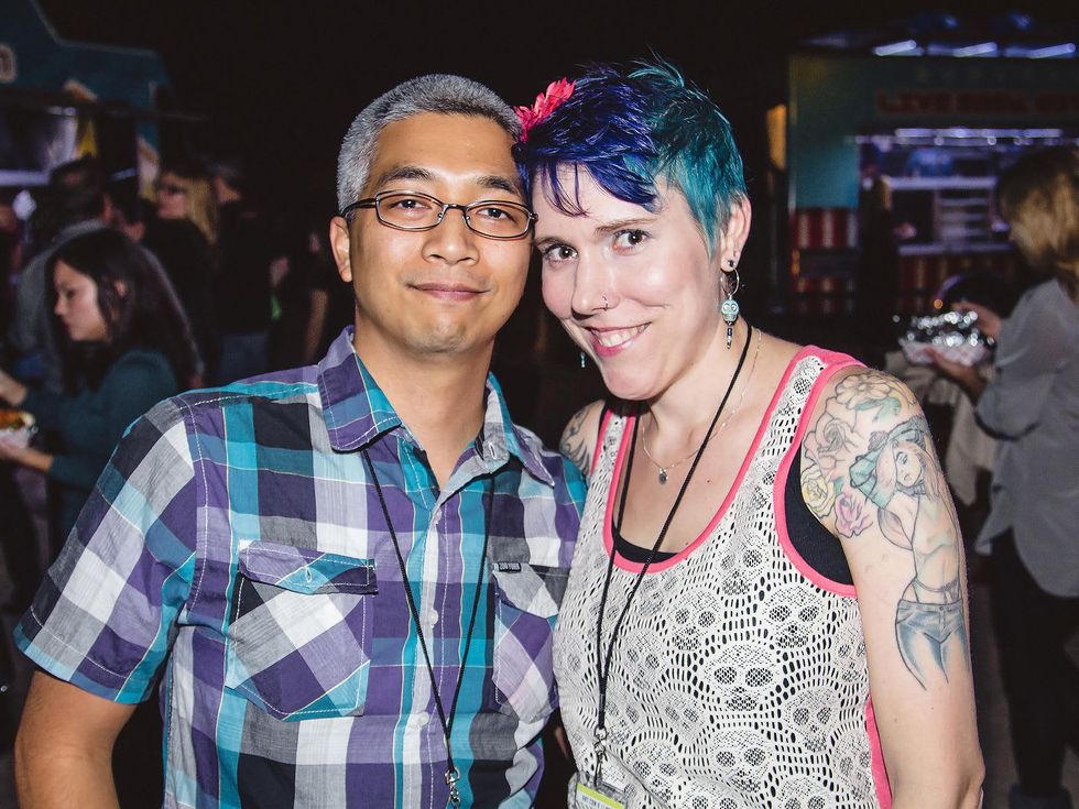 Chris Garcia, Hallie Garcia at Art Con 9