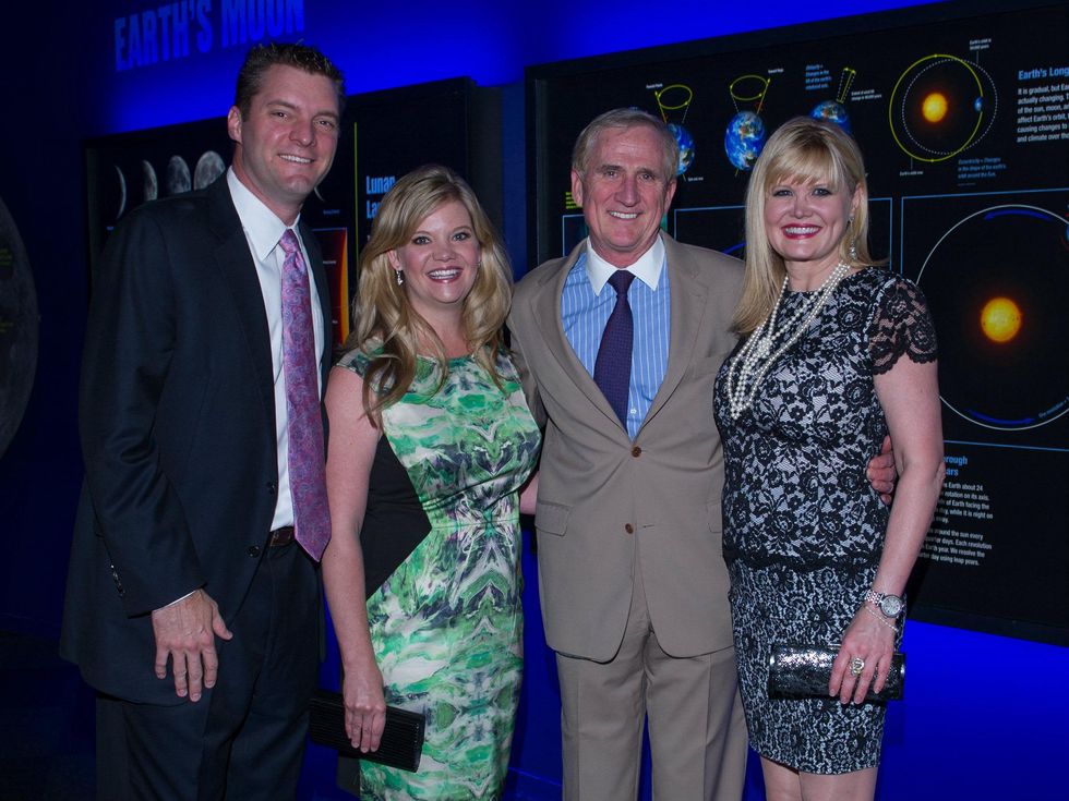 Chris Halverson, Julie Halverson, John Pickett, Regina Bruce, St. Jude kick-off