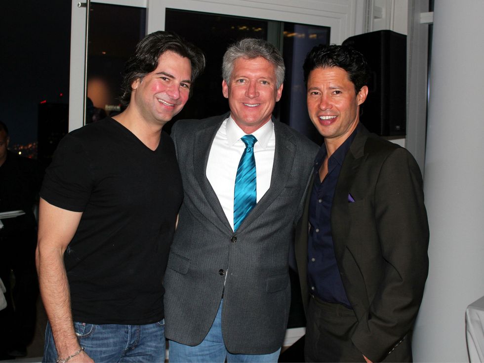 Chris Judy, Rich Emberlin, Heath Gulden, Celebrity Waiter Kick-Off