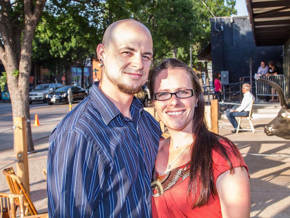 Chris Parnell, Vanessa Parnell at Carry The Load fundraiser dinner at Pecan Lodge