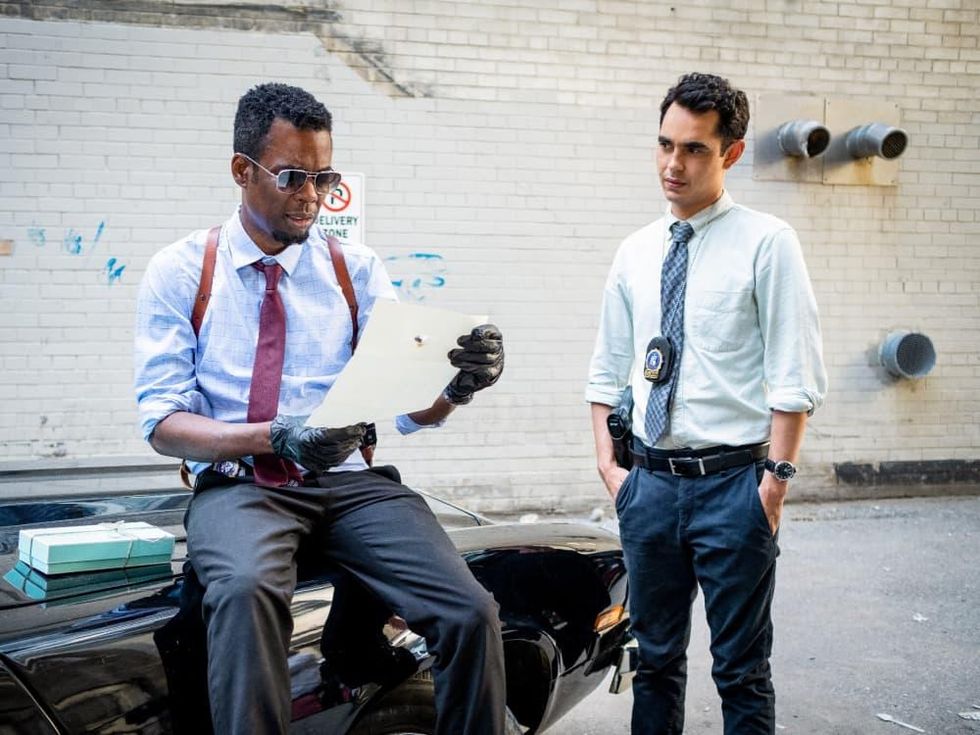 Chris Rock and Max Minghella in Spiral