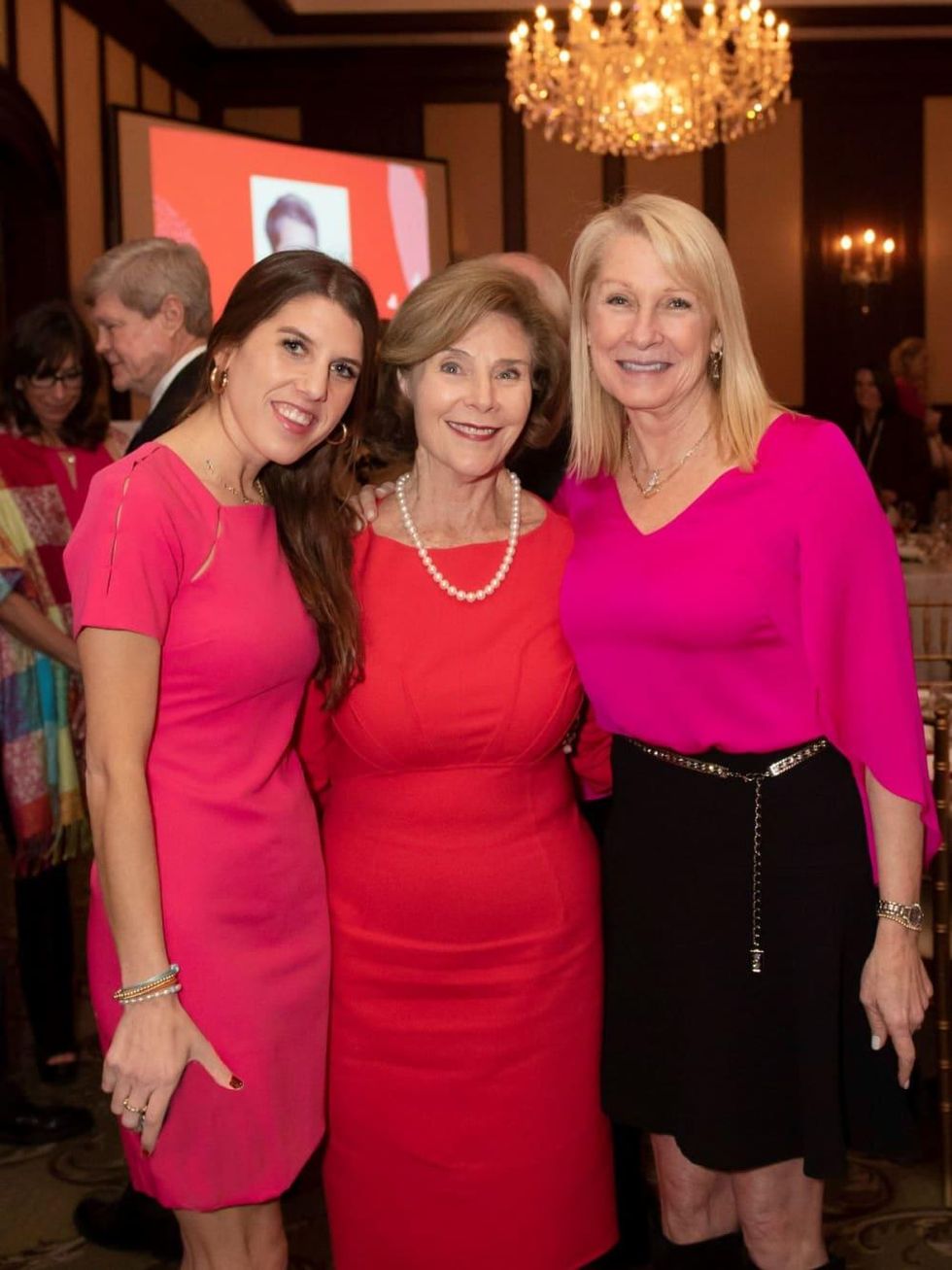 Christina Dabney, Laura Bush and Shelby Dabney