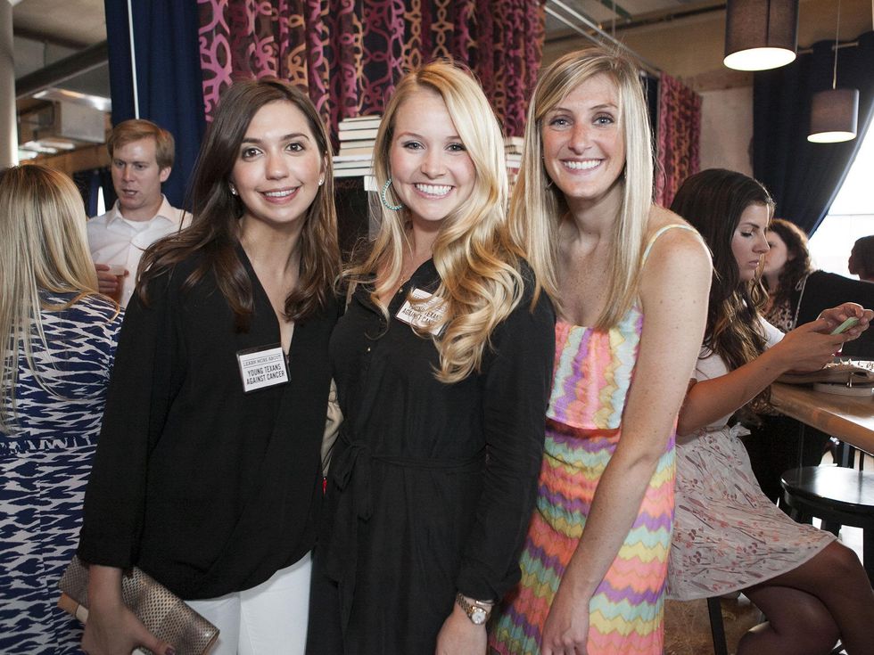 Christina Dandar, Leslie Shipp, Sara Schieble, CultureMap Dallas Social Cocktail Party, NYLO Southside