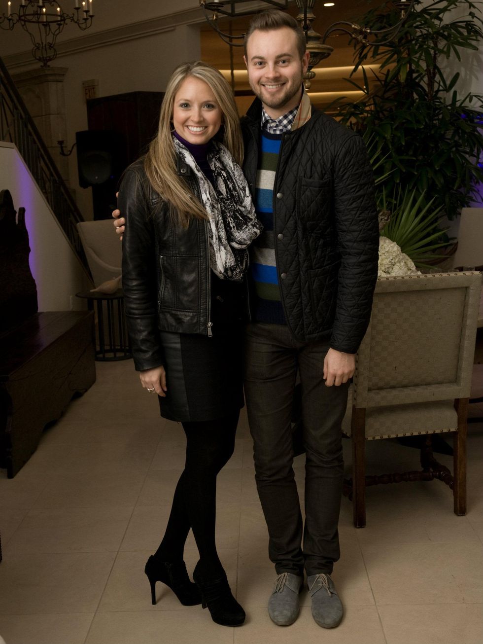 Christina Garcia and Grayson Knight , culp associates 40 year celebration