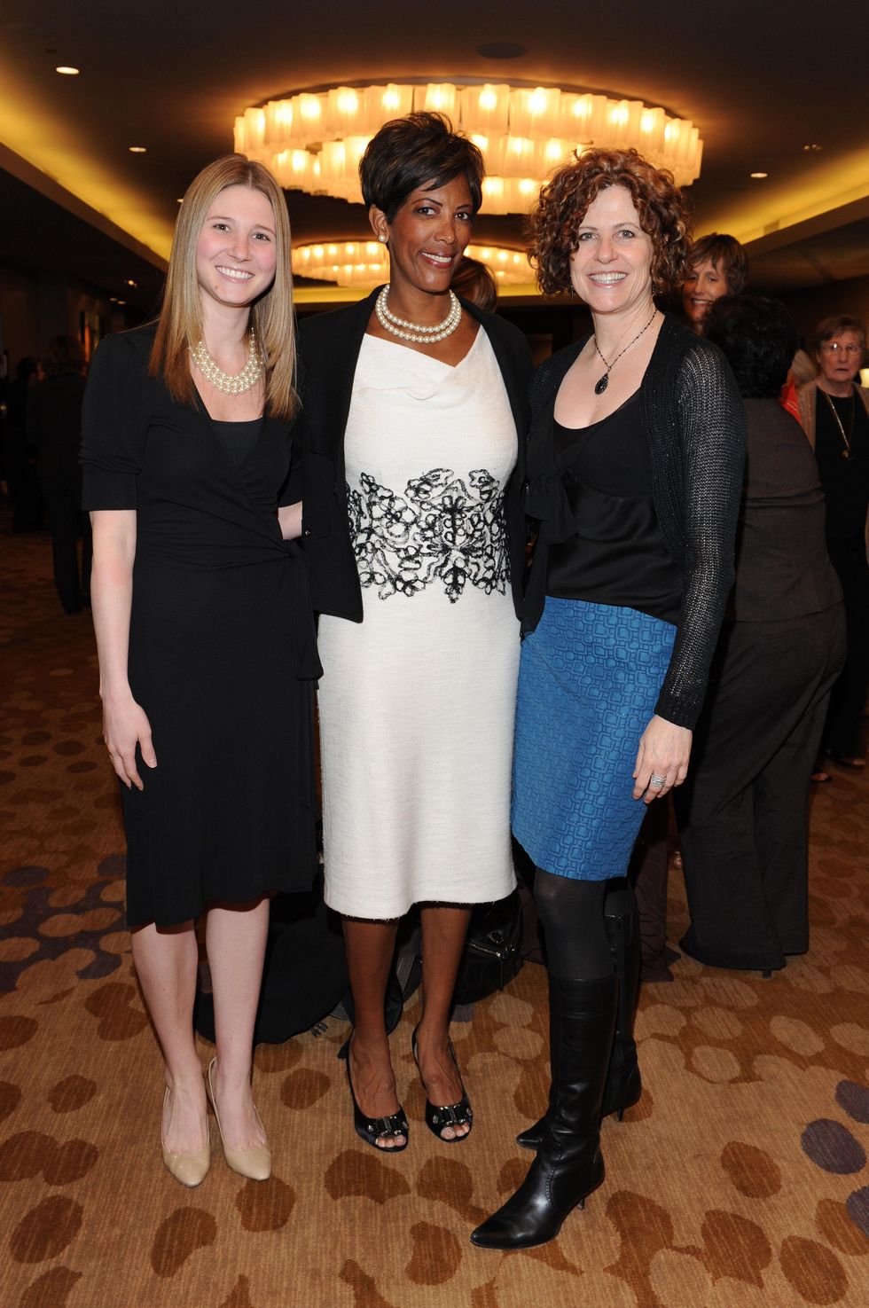 Christina Goodman, Danea Rouse, Sandra Lewis at Dallas Women's Foundation Dinner